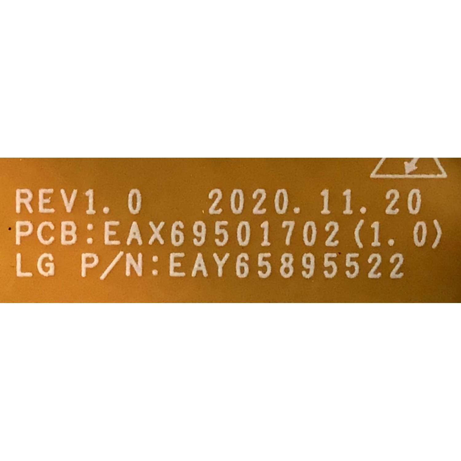 KIT DE TARJETAS PARA TV LG / NUMERO DE PARTE MAIN EBU66466702 / EAX69462206(1.0) / XU1023A20H / 1K1L000K-004 / FUENTE EAY65895522 / EAX69501702(1.0) / PANEL NC550TQG-AAKP1 / MODELOS 55NANO75UPA.BUSYLJM  - Imagen 3